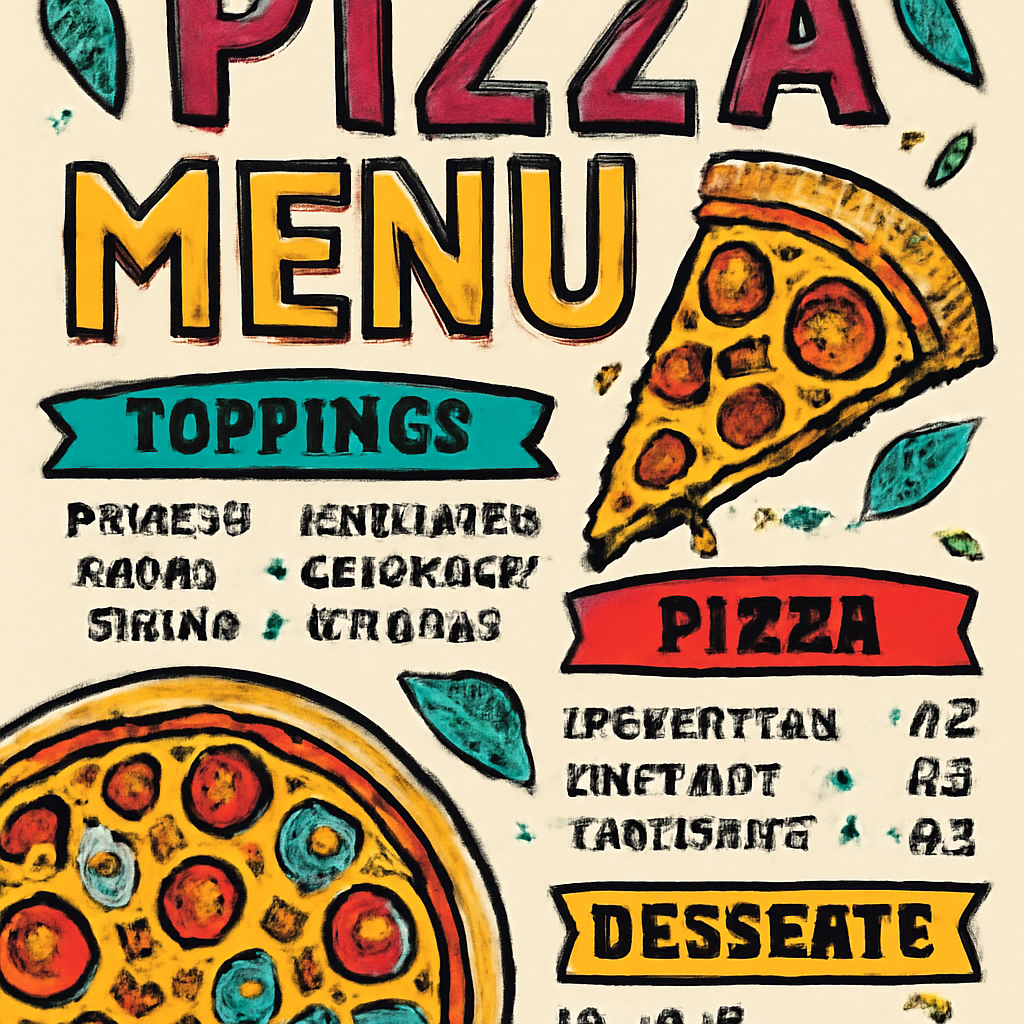 Designer Gráfico para pizzaria