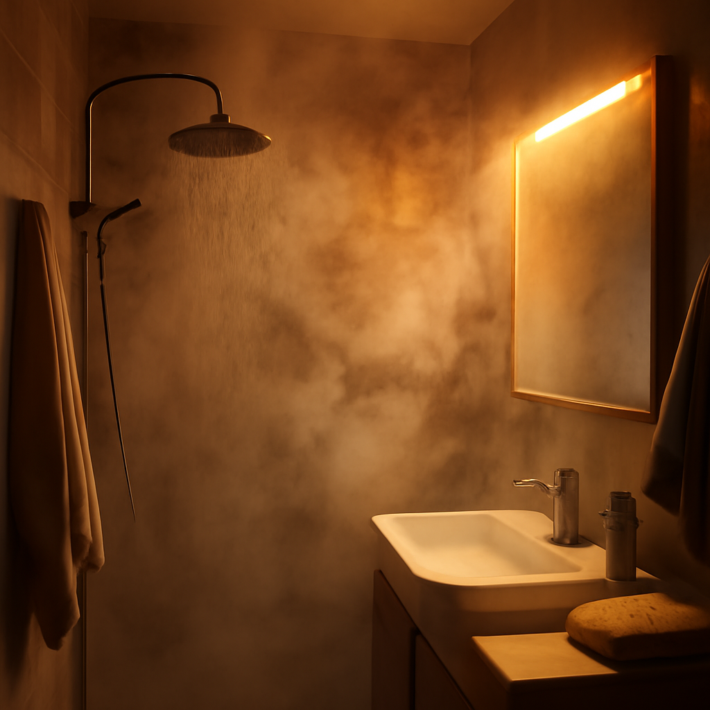 Vapor do Banho no Inverno: o que ajuda na rinite e sinusite (e como escolher água quente com segurança)
